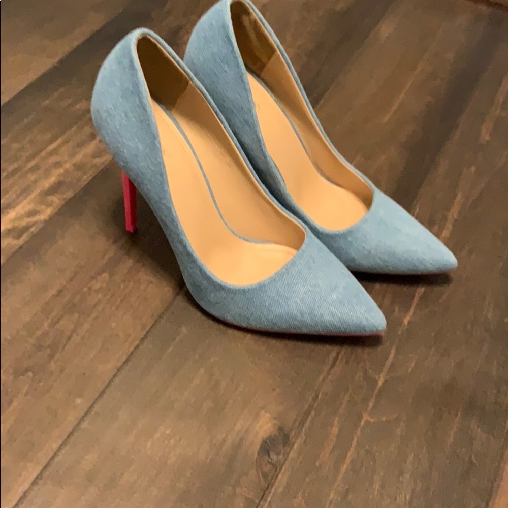 Jeans heels 👠